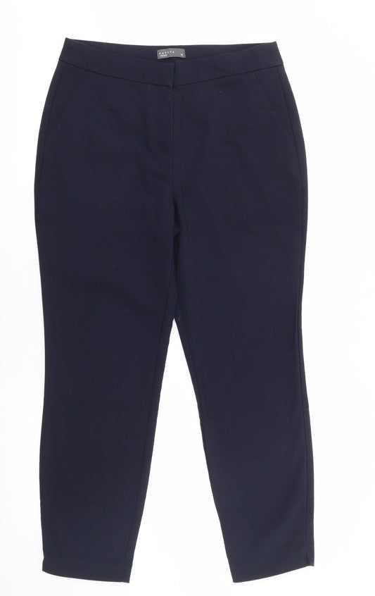 Womens UK Size 12 Papaya Regular Fit  Blue Trousers