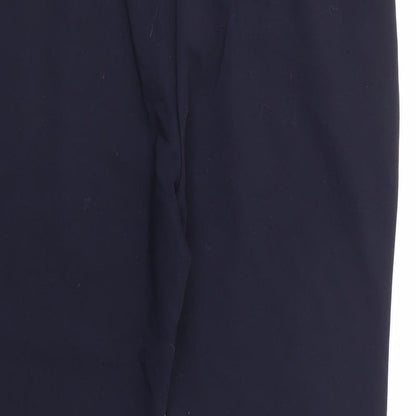 Womens UK Size 12 Papaya Regular Fit  Blue Trousers