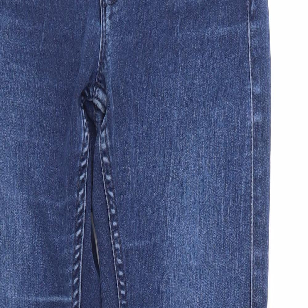 Only Womens Blue  Cotton Skinny Jeans Size 6 L28 in Slim Zip