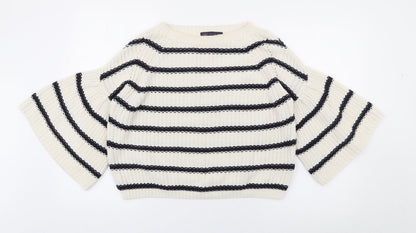 Womens UK Size S Marks and Spencer Ivory Pullover Jumper