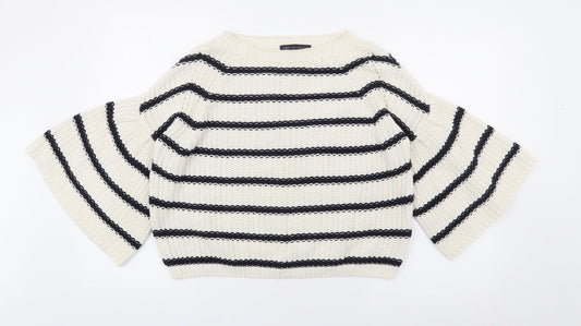 Womens UK Size S Marks and Spencer Ivory Pullover Jumper