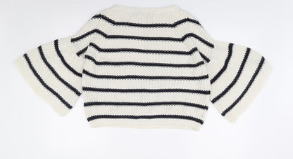 Womens UK Size S Marks and Spencer Ivory Pullover Jumper