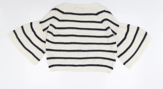 Womens UK Size S Marks and Spencer Ivory Pullover Jumper