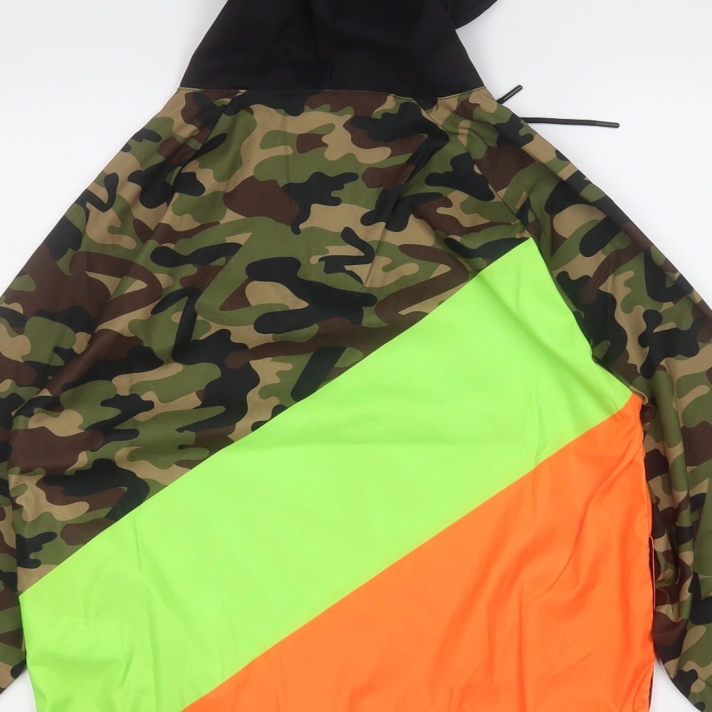 Mens UK Size M WE AR Multicoloured Windbreaker Coat