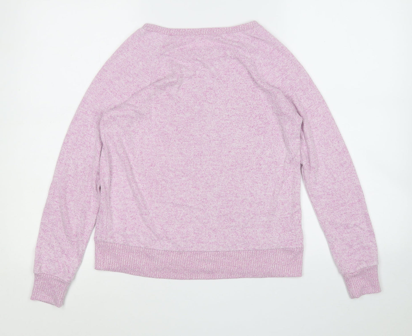 Dunnes Stores Girls Pink Round Neck  Viscose Pullover Jumper Size L   - One of a kind