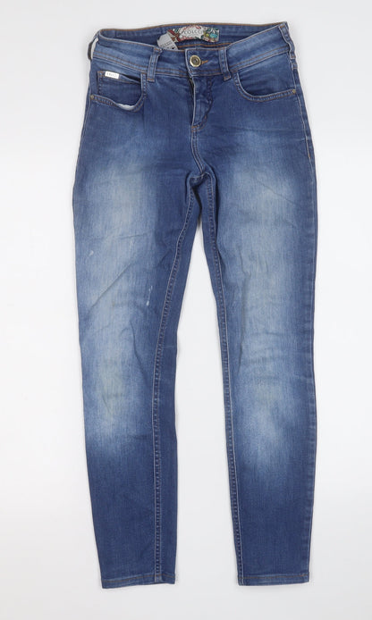 Colcci Womens Blue  Cotton Skinny Jeans Size 8 L26 in Regular