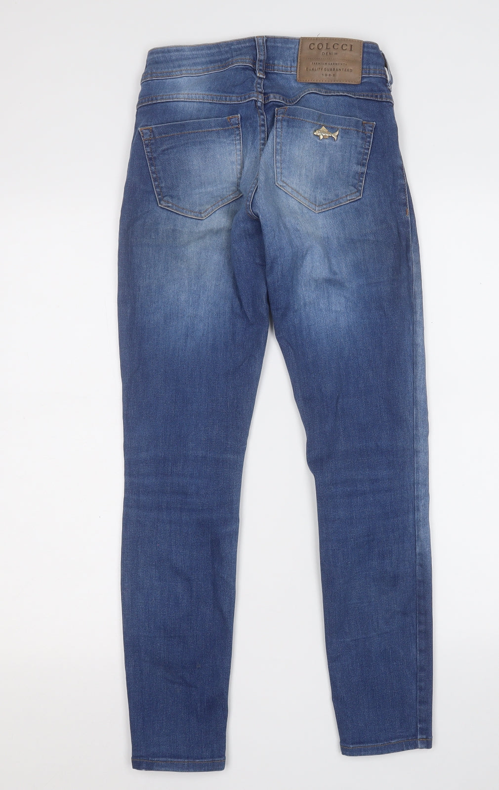 Colcci Womens Blue  Cotton Skinny Jeans Size 8 L26 in Regular