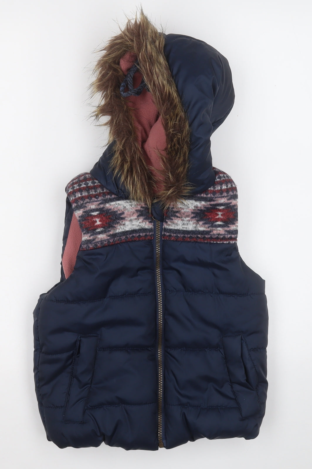 F&F Womens Blue   Gilet Coat