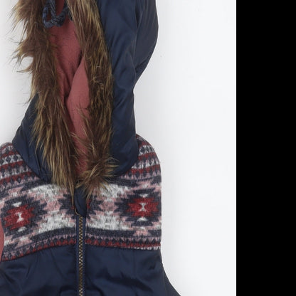 F&F Womens Blue   Gilet Coat