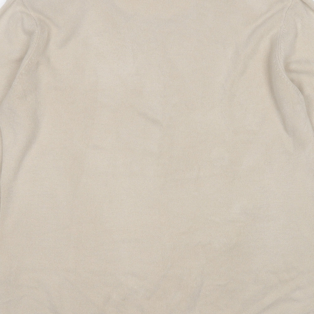 Womens UK Size S Roman Originals Beige Pullover Jumper