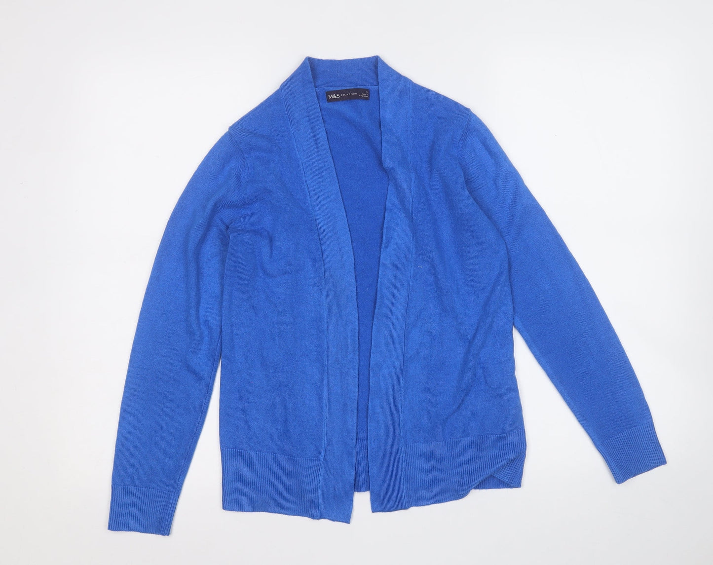 Womens UK Size S Marks and Spencer Blue Cardigan Jumper