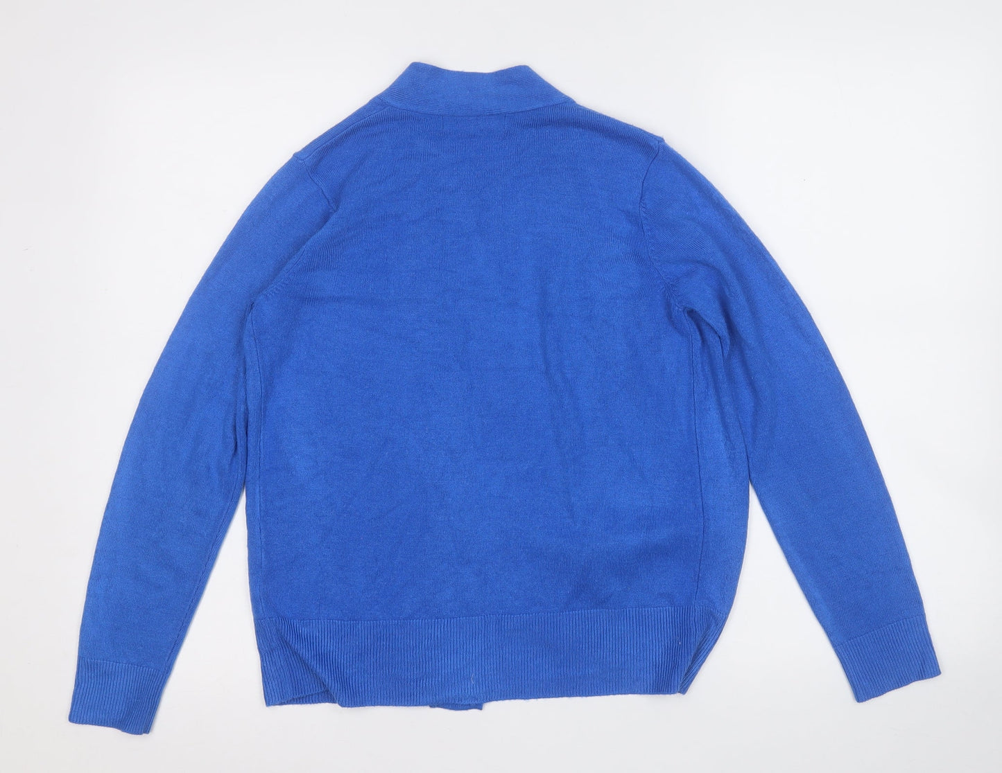 Womens UK Size S Marks and Spencer Blue Cardigan Jumper