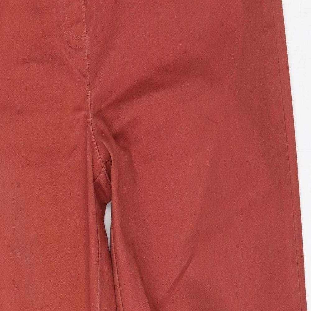 Cotton Traders Womens Red  Cotton Jegging Jeans Size 10 L27 in Regular
