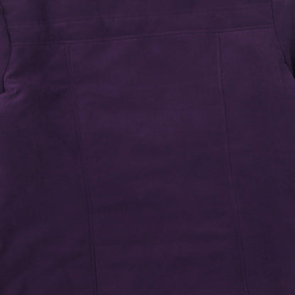 Womens UK Size 14 BHS Purple Parka Coat