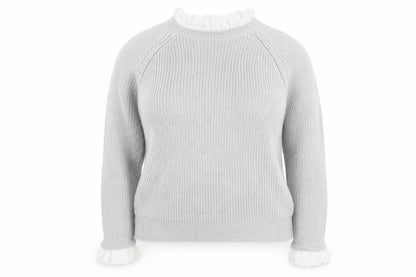 Womens UK Size M SheIn Grey Pullover Jumper