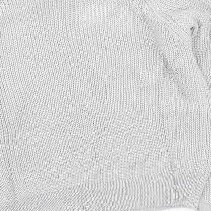 Womens UK Size M SheIn Grey Pullover Jumper