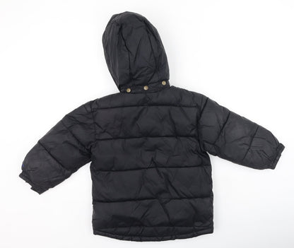 Gap  Boys Black   Puffer Jacket Coat Size XS