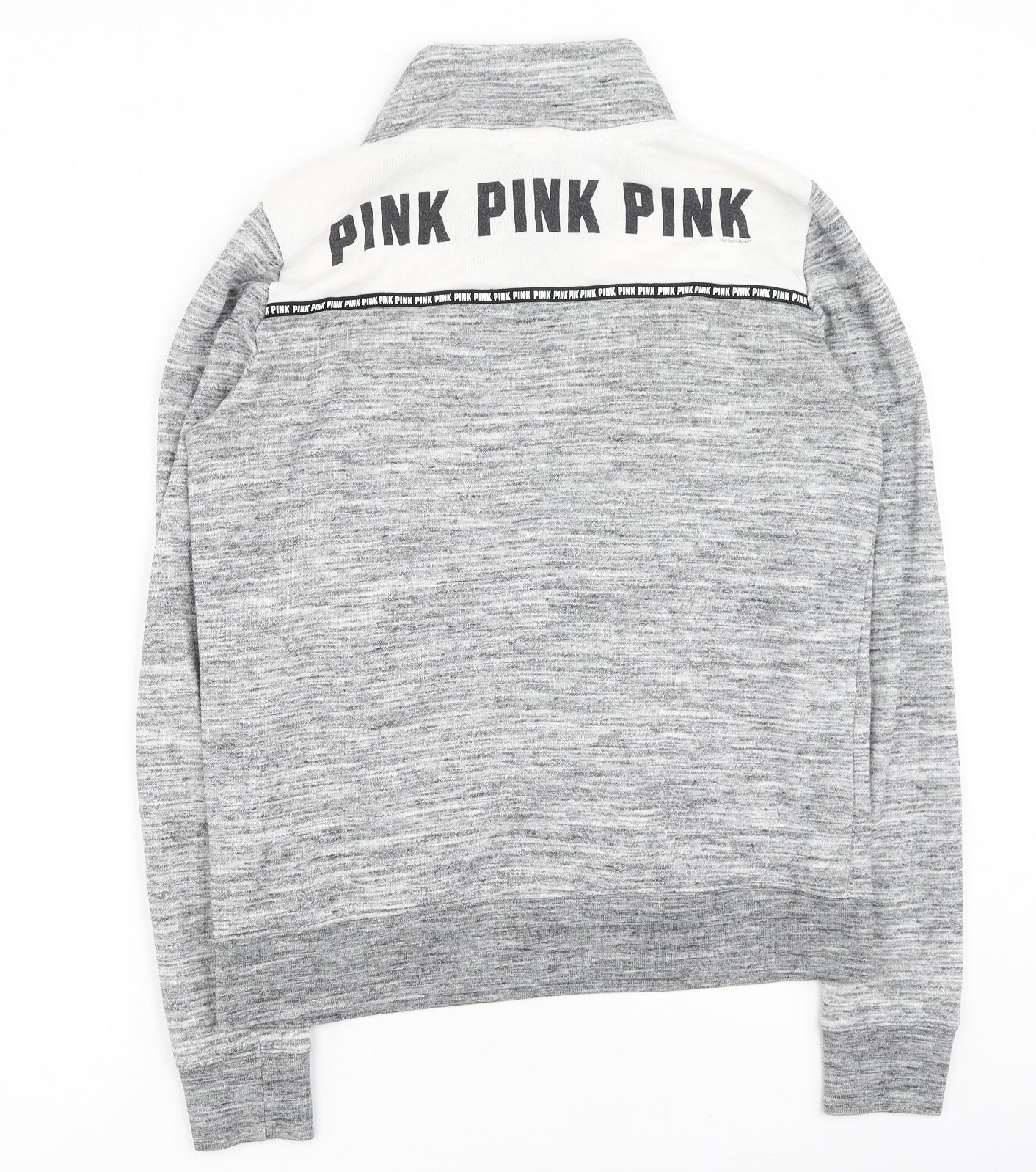 Womens UK Size S PINK Multicoloured Pullover Jumper