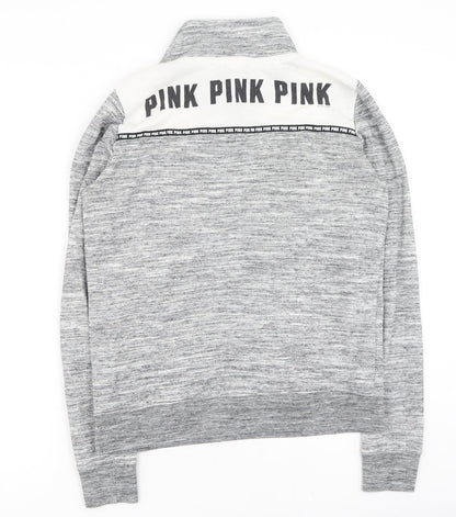 Womens UK Size S PINK Multicoloured Pullover Jumper