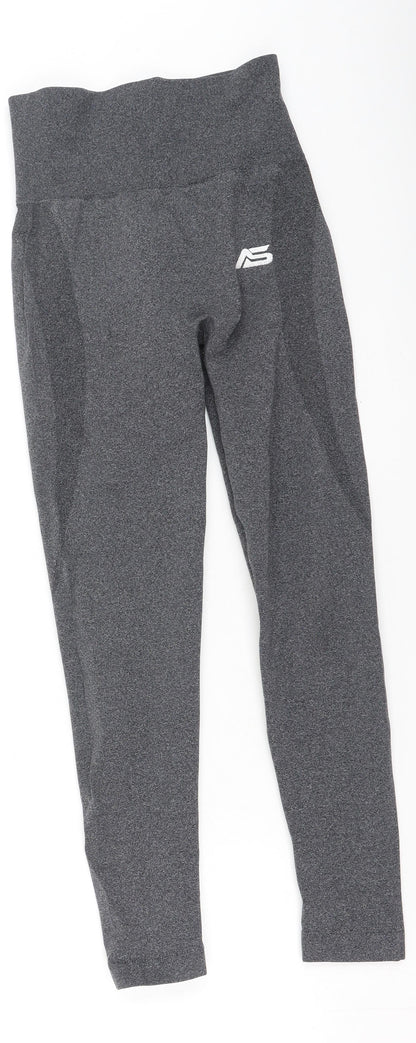 Apex Womens Grey  Nylon Jegging Leggings Size M L23.5 in