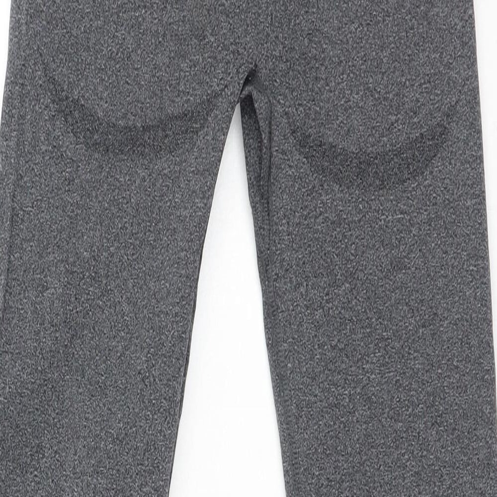 Apex Womens Grey  Nylon Jegging Leggings Size M L23.5 in