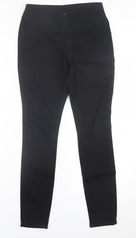 Womens UK Size 8 ASOS Regular Fit Jegging Black Trousers