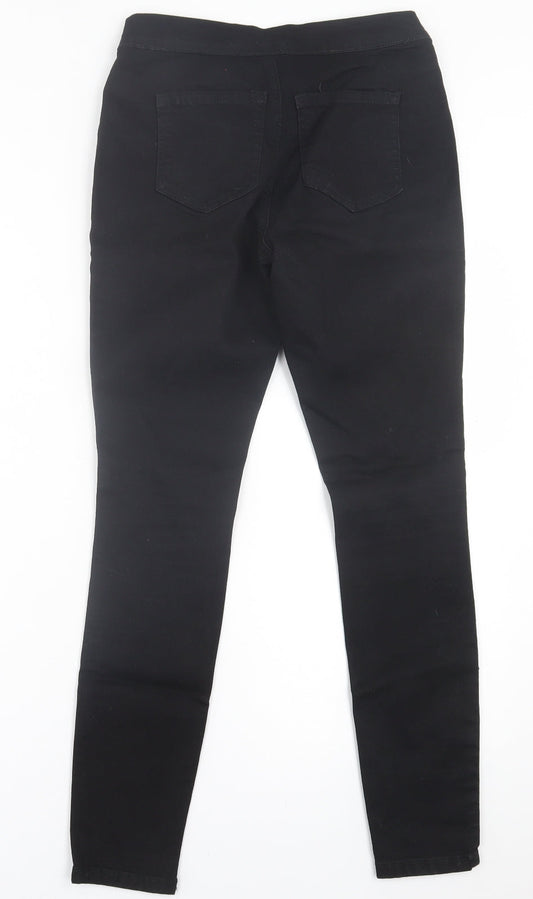 Womens UK Size 8 ASOS Regular Fit Jegging Black Trousers