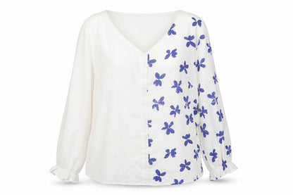 Womens UK Size XL Emery Rose White Basic Button-Up