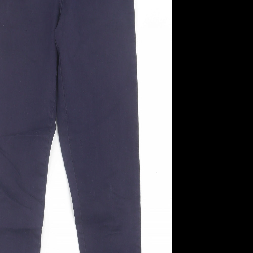 Urban bliss Womens Blue  Cotton Skinny Jeans Size 8 L30 in Regular Button