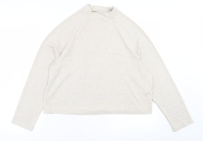 Womens UK Size S H&M Beige Pullover Jumper