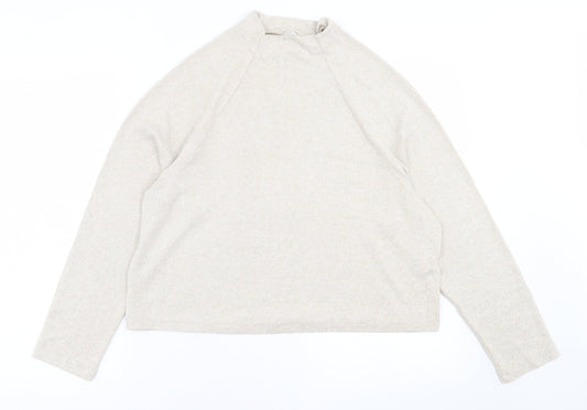 Womens UK Size S H&M Beige Pullover Jumper