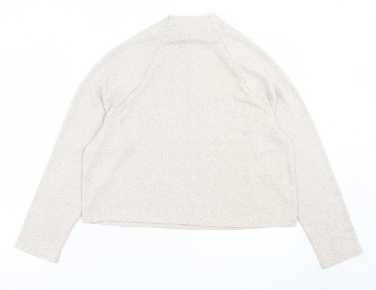 Womens UK Size S H&M Beige Pullover Jumper