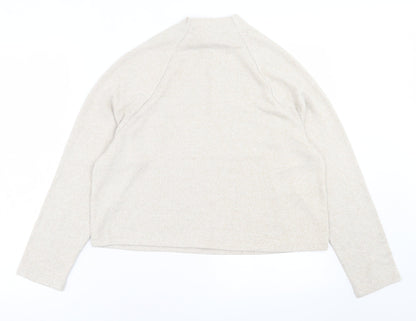 Womens UK Size S H&M Beige Pullover Jumper