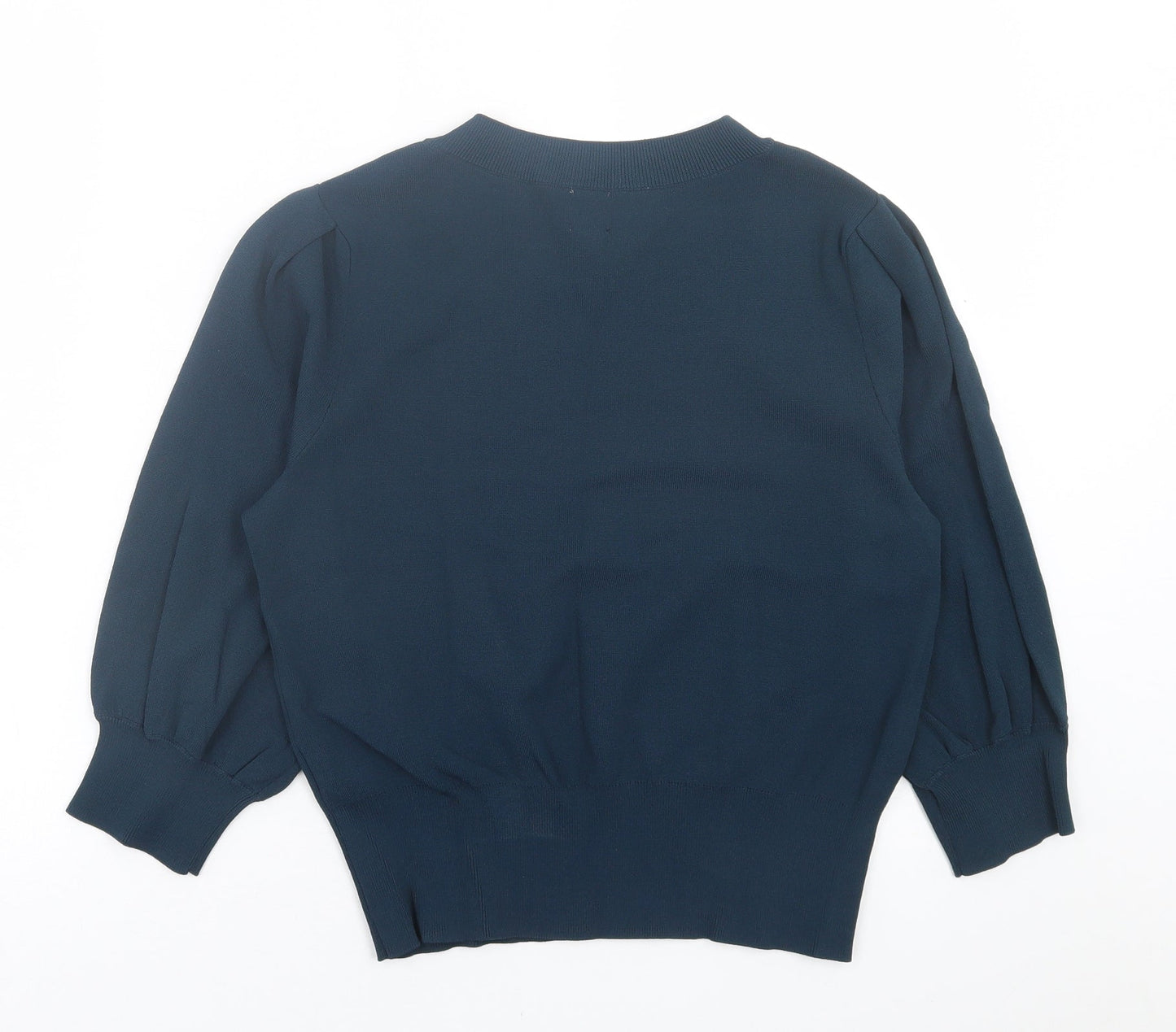 Womens UK Size M H&M Green Pullover Jumper
