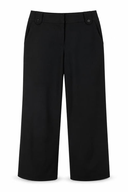 Womens UK Size 16 BHS Regular Fit  Black Trousers