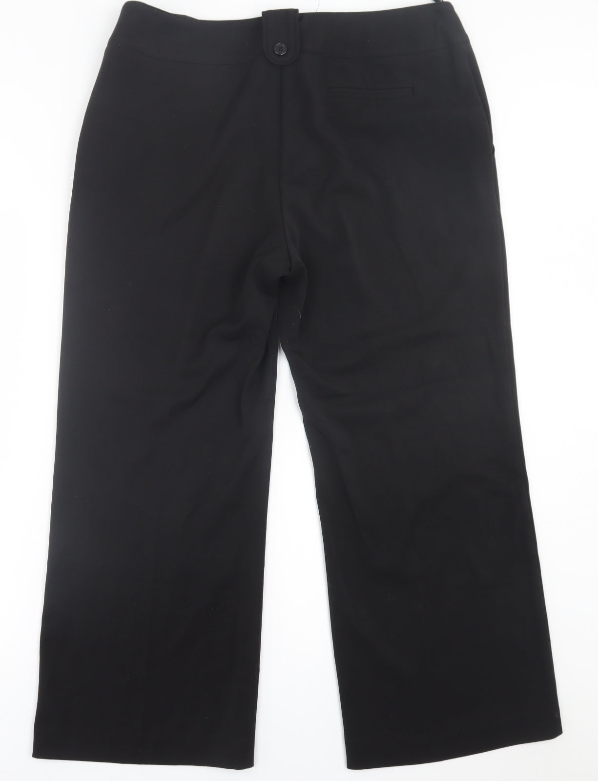 Womens UK Size 16 BHS Regular Fit  Black Trousers
