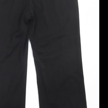 Womens UK Size 16 BHS Regular Fit  Black Trousers