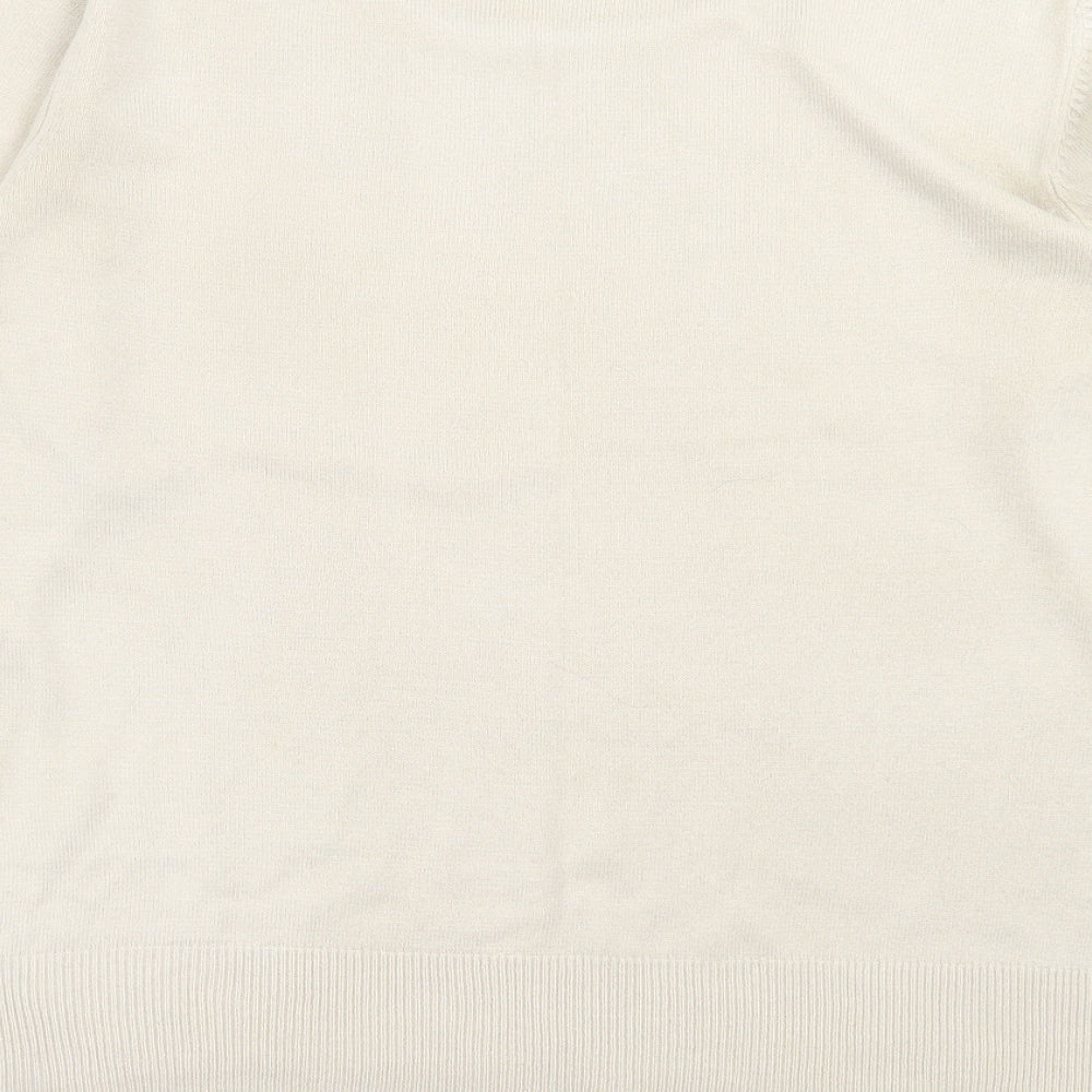 Womens UK Size 16 Debenhams Beige Pullover Jumper