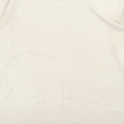Womens UK Size 16 Debenhams Beige Pullover Jumper