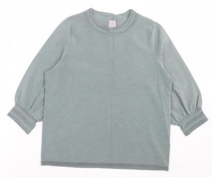 Womens UK Size M H&M Green Pullover Jumper