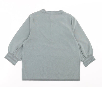 Womens UK Size M H&M Green Pullover Jumper