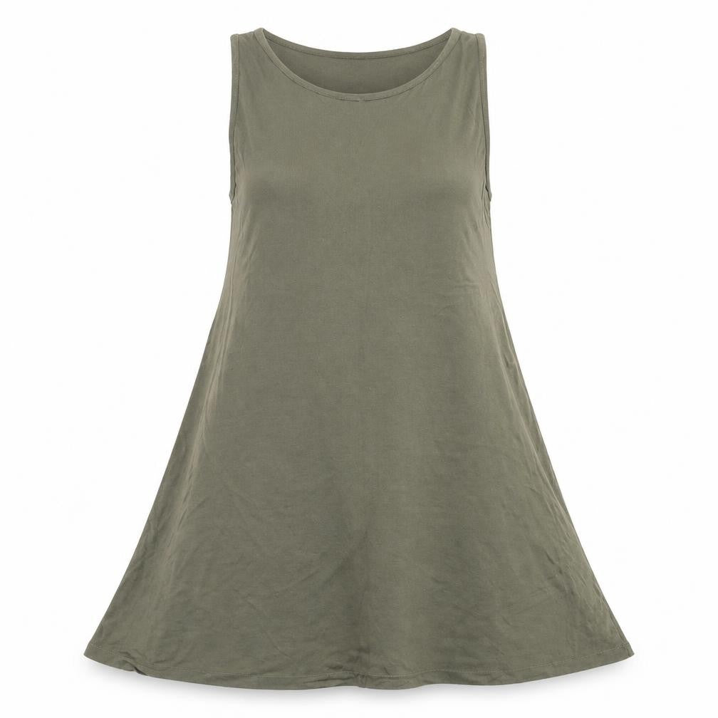 H&M Womens Green  Viscose A-Line  Size S  Crew Neck Pullover