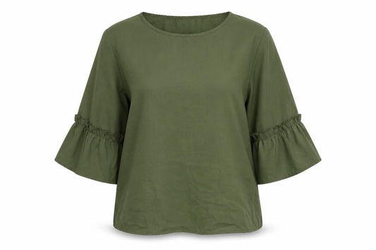 Womens UK Size 42 Quiz Green Basic T-Shirt