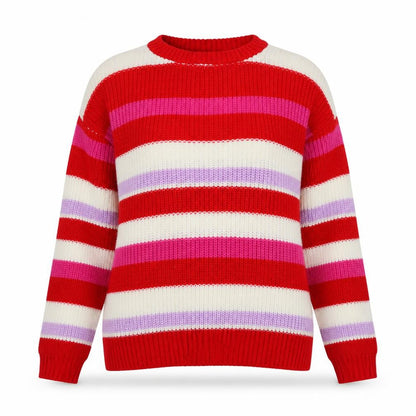 Womens UK Size M Boohoo Multicoloured Pullover Jumper