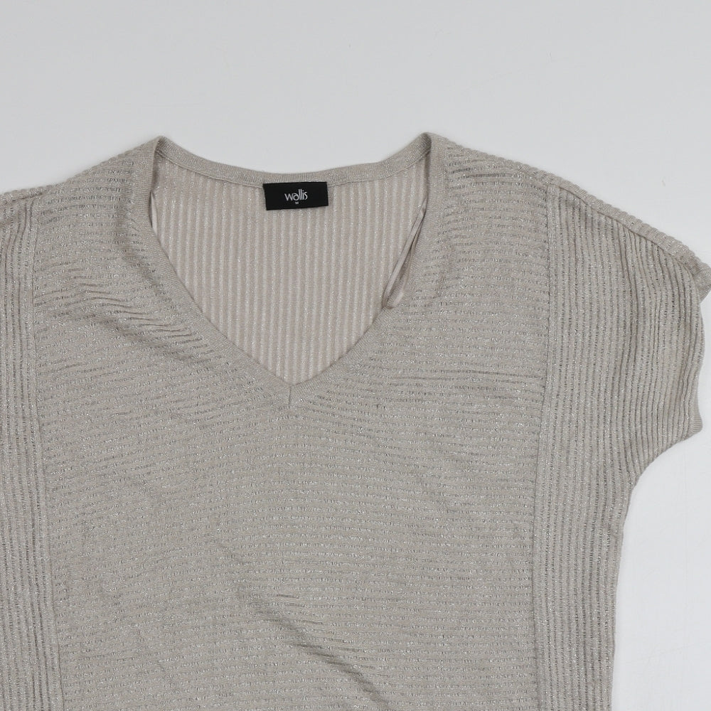 Womens UK Size M Wallis Beige Pullover Jumper