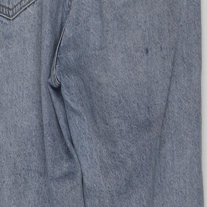 Womens UK Size 42 H&M Regular Fit Boyfriend Blue Jeans
