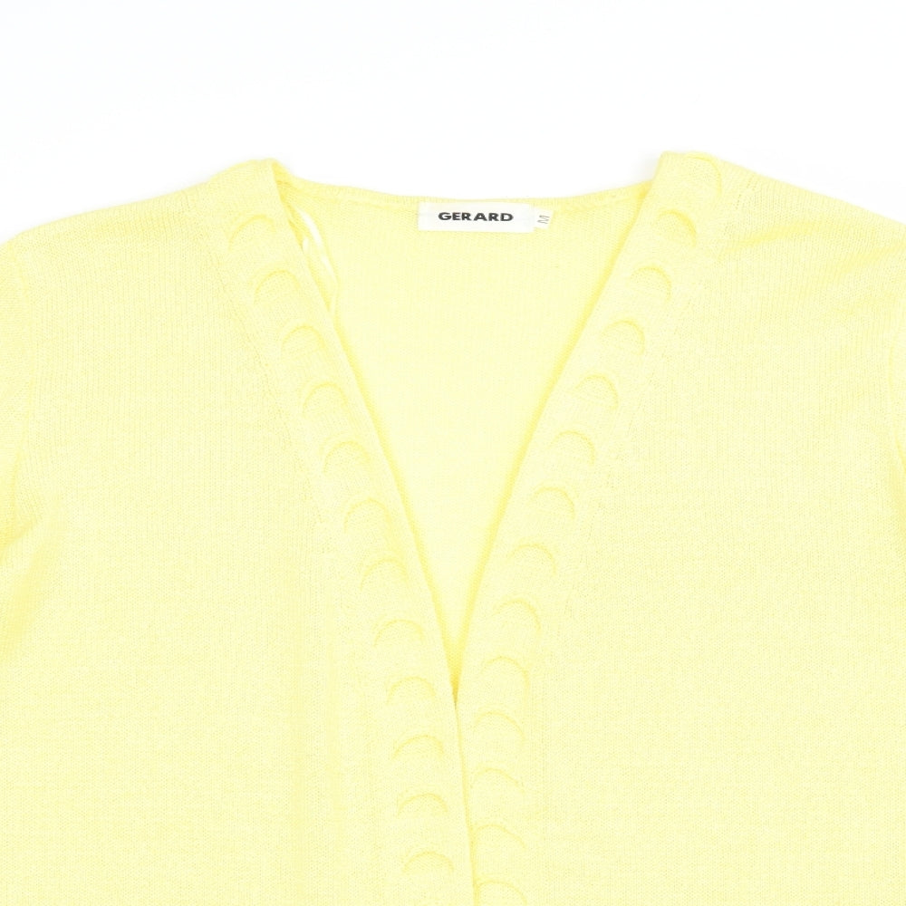 Womens UK Size M Gerard Yellow Cardigan Jumper