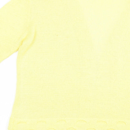 Womens UK Size M Gerard Yellow Cardigan Jumper