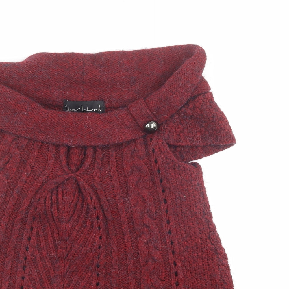 Womens UK Size 6 River Island Red Pullover Jumper