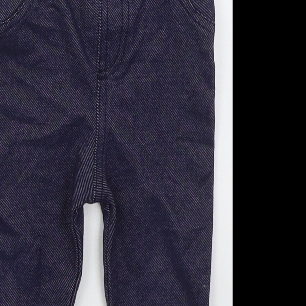 Dunnes Girls Blue  Cotton Capri Jeans Size 9-12 Months   - Jeggings